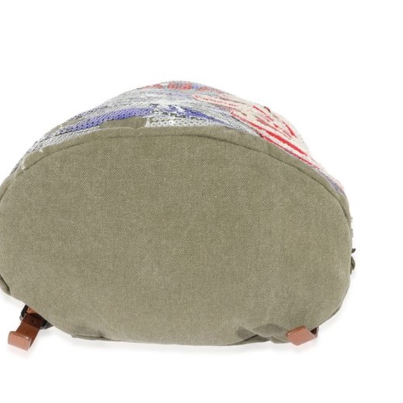 Chanel Green Sequin Canvas Cuba La Habana Backpack - Picture 4 of 8